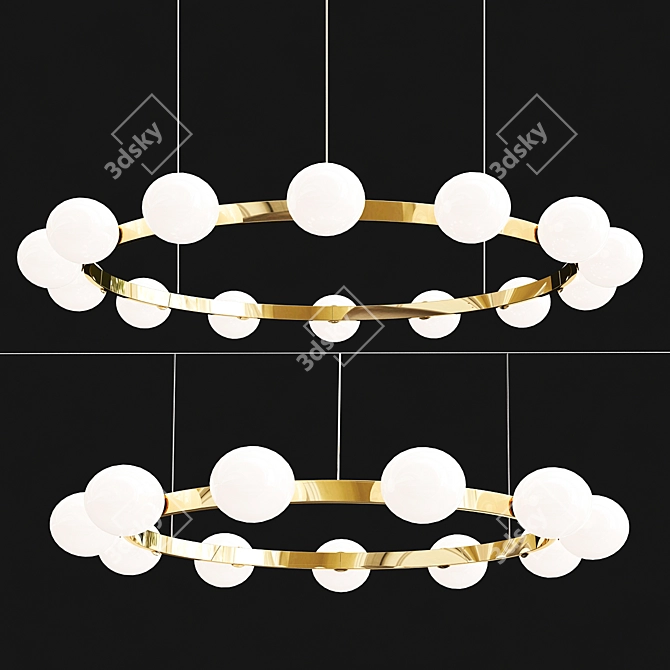 Destiny CH Pendant Light 3D model image 1