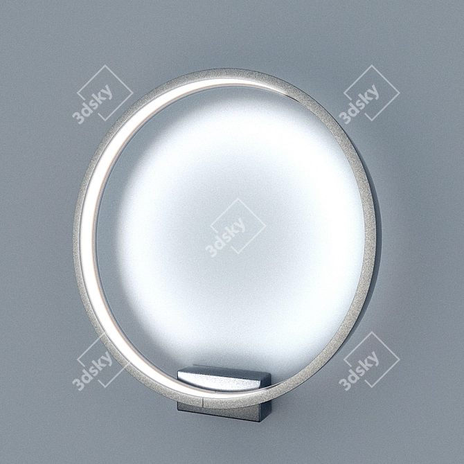 Minimalist Wall Sconce: Luchera TBRU Series 3D model image 1