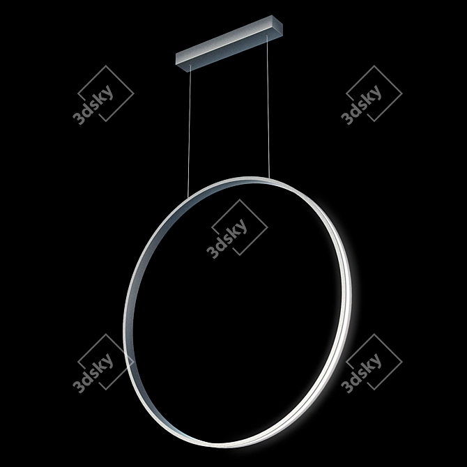 Modern Minimalist LED Chandelier 3D model image 12