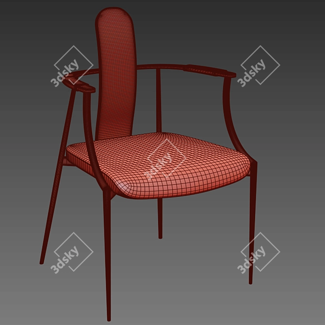 ErgoPlus Office Chair 3D model image 7