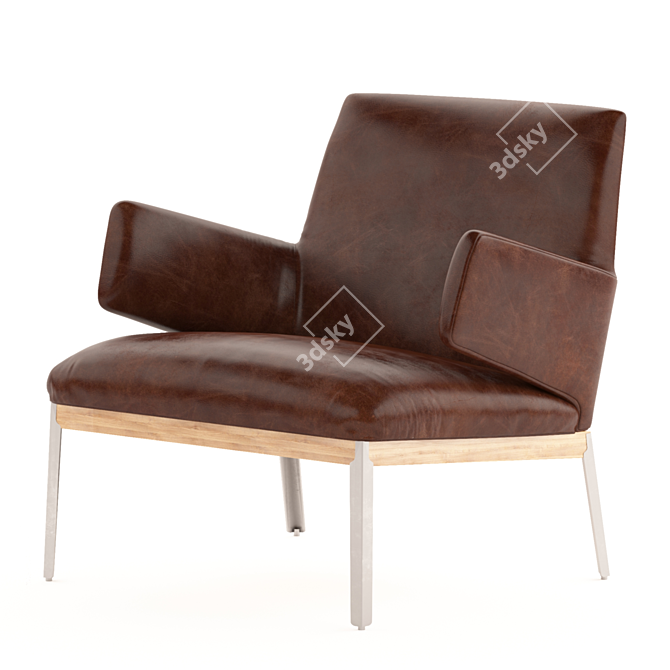 Cozy Arflex Hug Chair 3D model image 1
