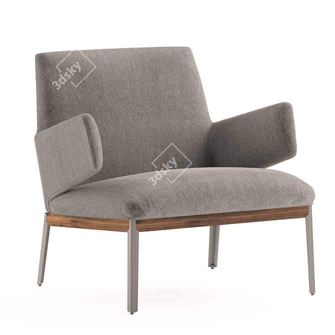 Cozy Arflex Hug Chair 3D model image 2