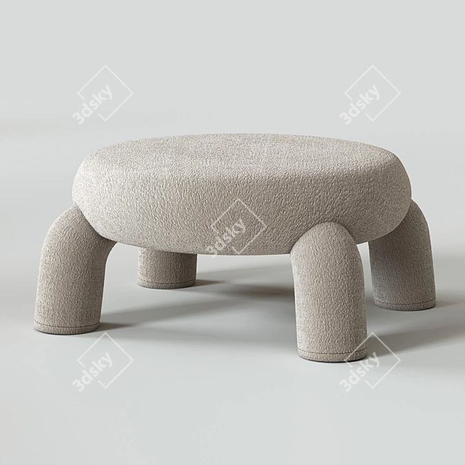 Stylish Ottomans by Pietro Franceschini 3D model image 3