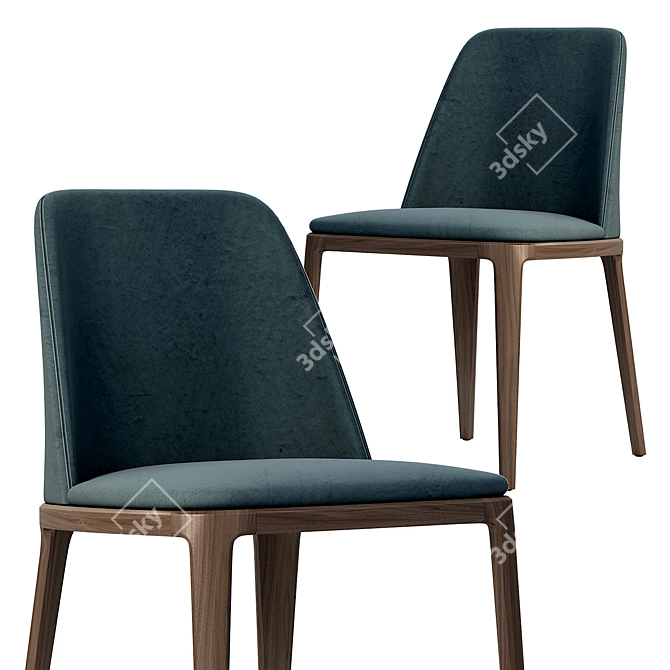 Elegant POLIFORM Grace Chair 3D model image 3