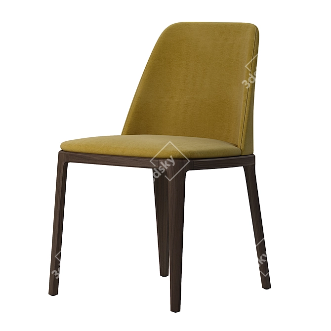 Elegant POLIFORM Grace Chair 3D model image 5