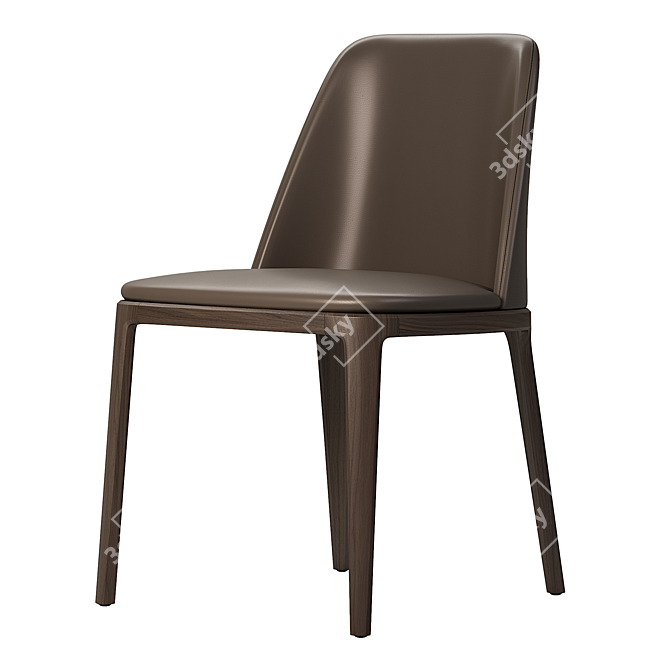 Elegant POLIFORM Grace Chair 3D model image 6