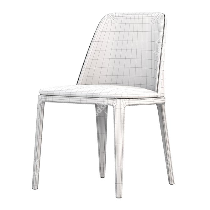 Elegant POLIFORM Grace Chair 3D model image 8