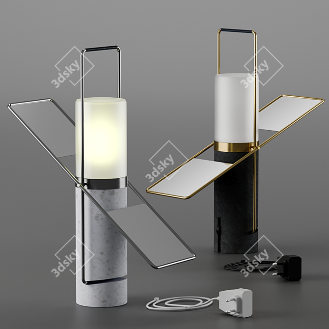 Elegant Mihver Lantern: Unique Design 3D model image 1