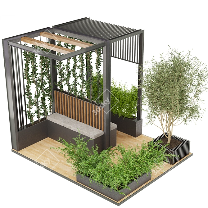 Premium Plant Collection Vol. 208 3D model image 1