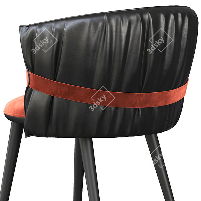 Sleek Kinter Armchair 3D model image 4