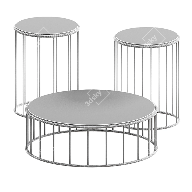 Elegant Still Coffee Tables 3D model image 3