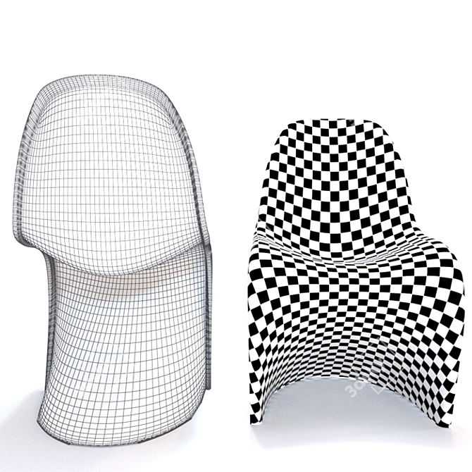 Vitra Panton Chair: Stylish and Versatile 3D model image 5
