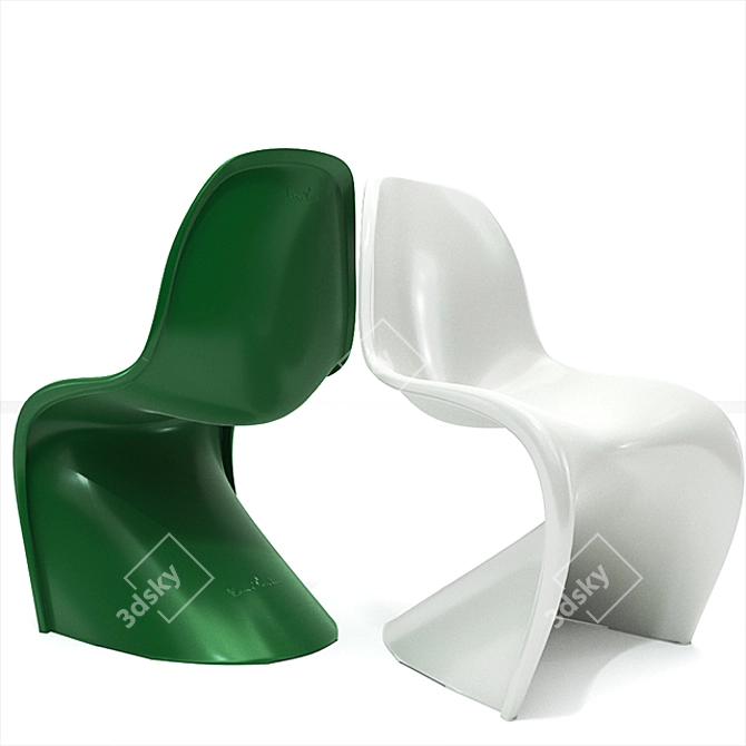 Vitra Panton Chair: Stylish and Versatile 3D model image 6
