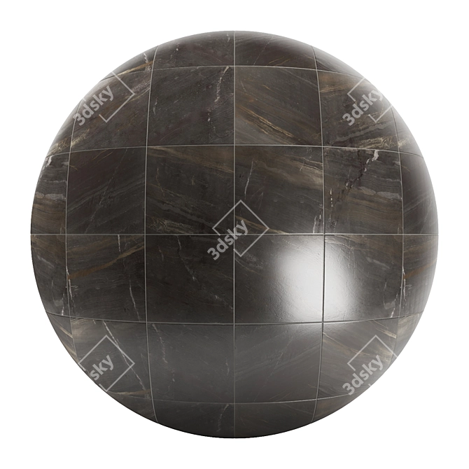 Bronze Portofino Stone Tile 3D model image 1