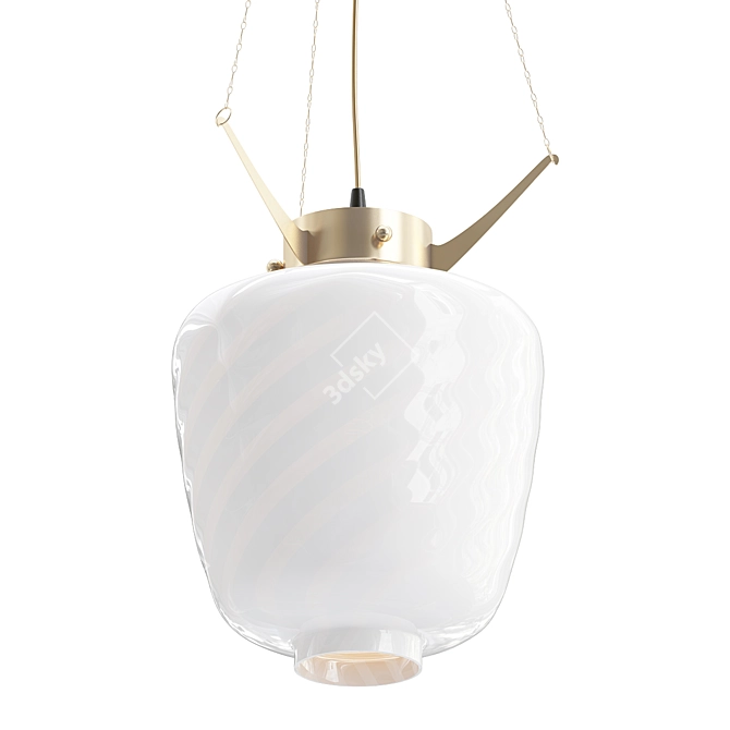 Revived Light: Restored Ceiling Lamps 3D model image 1