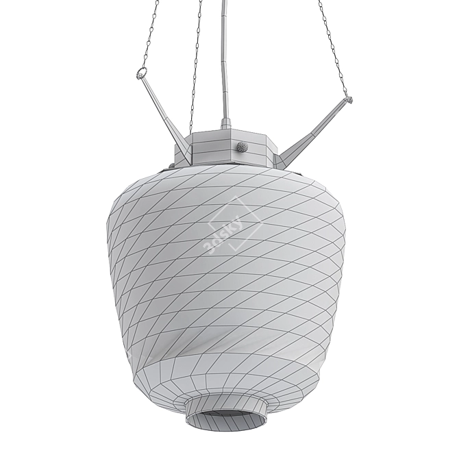 Revived Light: Restored Ceiling Lamps 3D model image 2