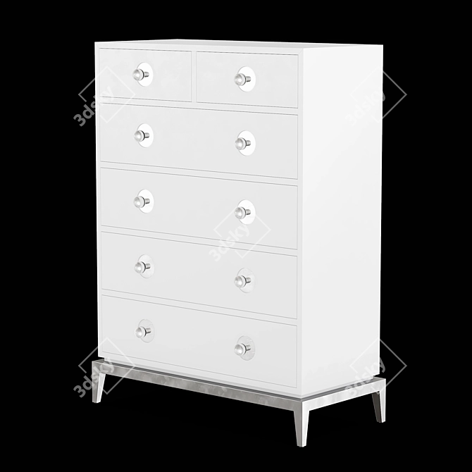 Chic and Glamorous Channing Chest 3D model image 8
