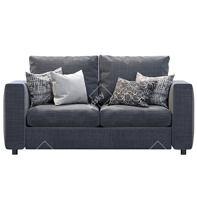 Finnala 2 Seat Sofa: Stylish & Functional 3D model image 6