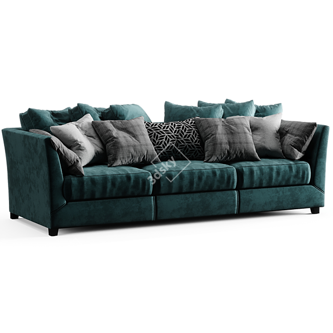 Modern Viktor Sofa: Stylish Comfort 3D model image 4