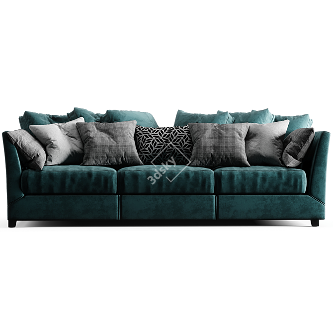 Modern Viktor Sofa: Stylish Comfort 3D model image 5