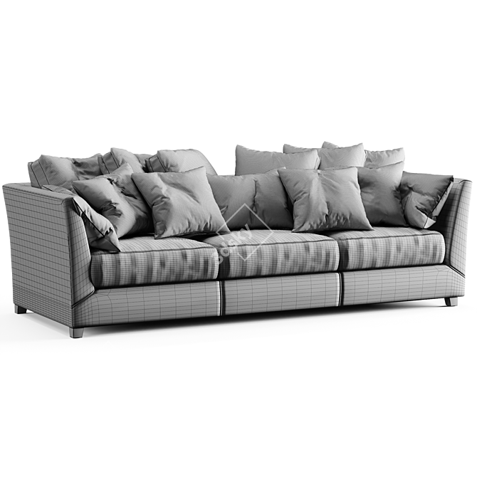 Modern Viktor Sofa: Stylish Comfort 3D model image 6