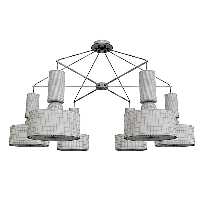 Elegant Nadalor Chandelier 2016 3D model image 2