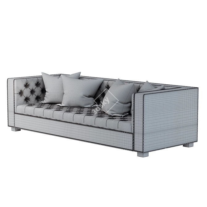 Velvet Lola Sofa: Elegant and Luxurious 3D model image 7