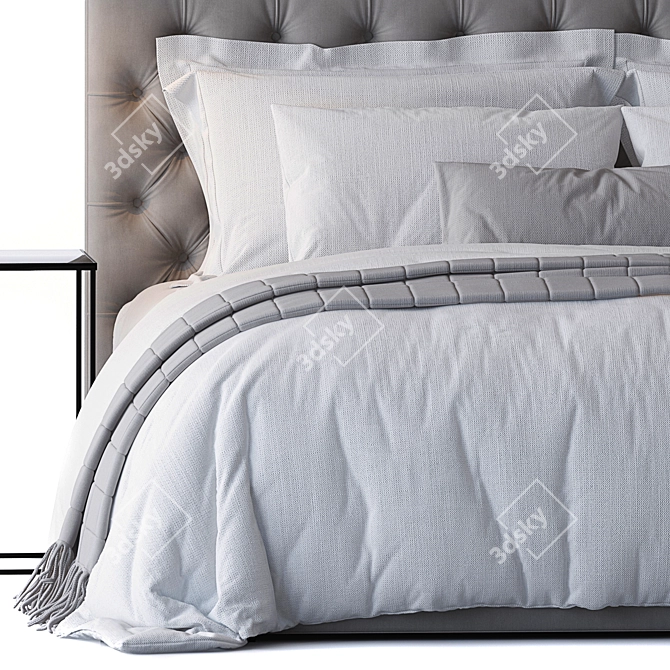 Adler Bed - Timeless Elegance 3D model image 3