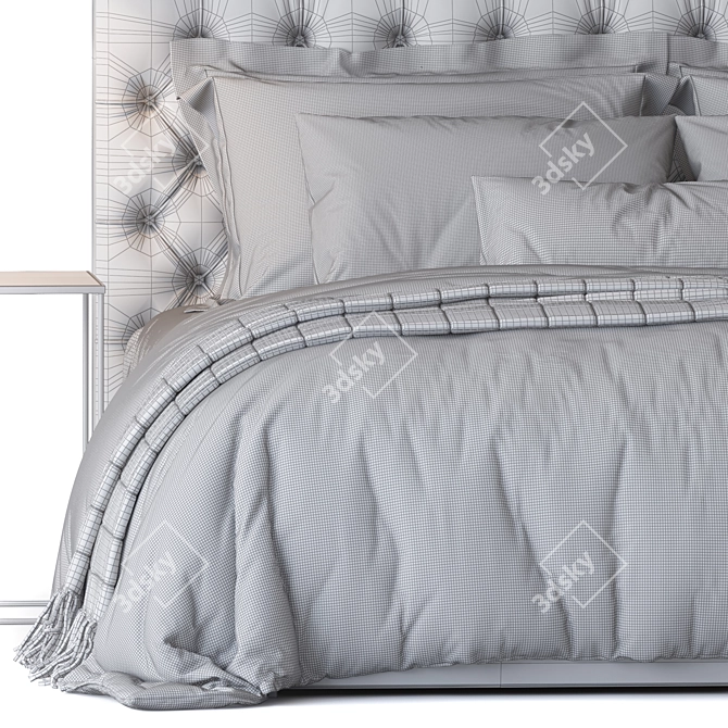 Adler Bed - Timeless Elegance 3D model image 4