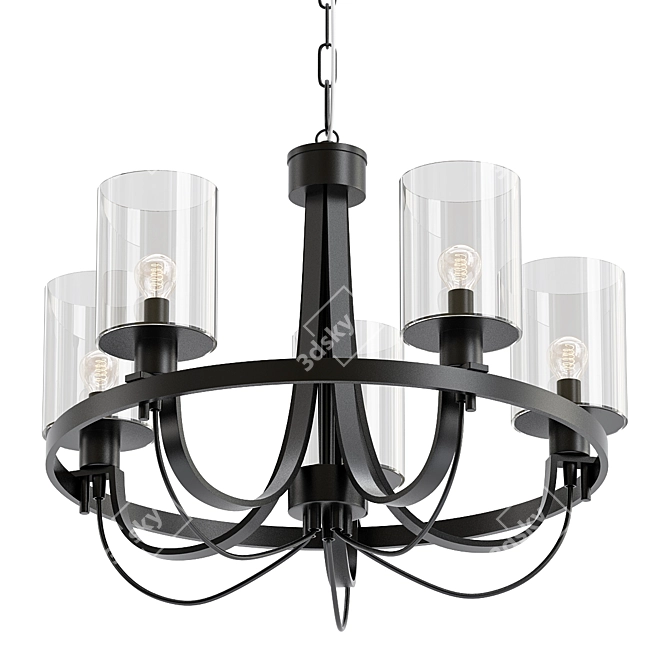 Elegant Pendant Light by Arte Lamp 3D model image 1