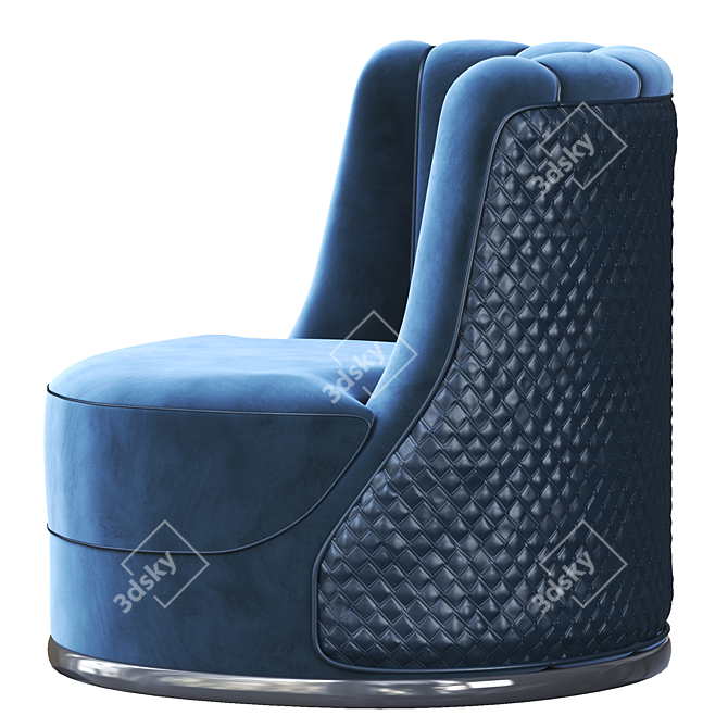 Elegant BIANCA Armchair: Stylish Comfort for Your Home 3D model image 3