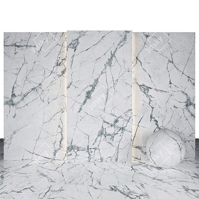 Invisible Light Marble: 7 Texture Maps 3D model image 2
