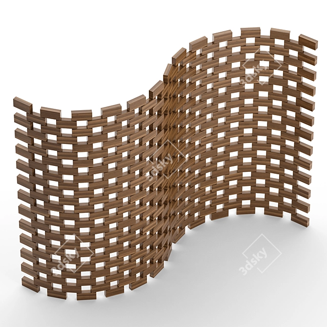 Ambassador Folding Screen 3D model image 4