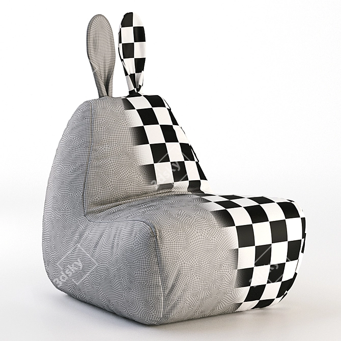 Mint Velvet Bunny Chair 3D model image 5