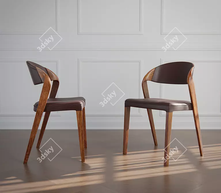 Elevate Your Space with Spin Chair 3D model image 3