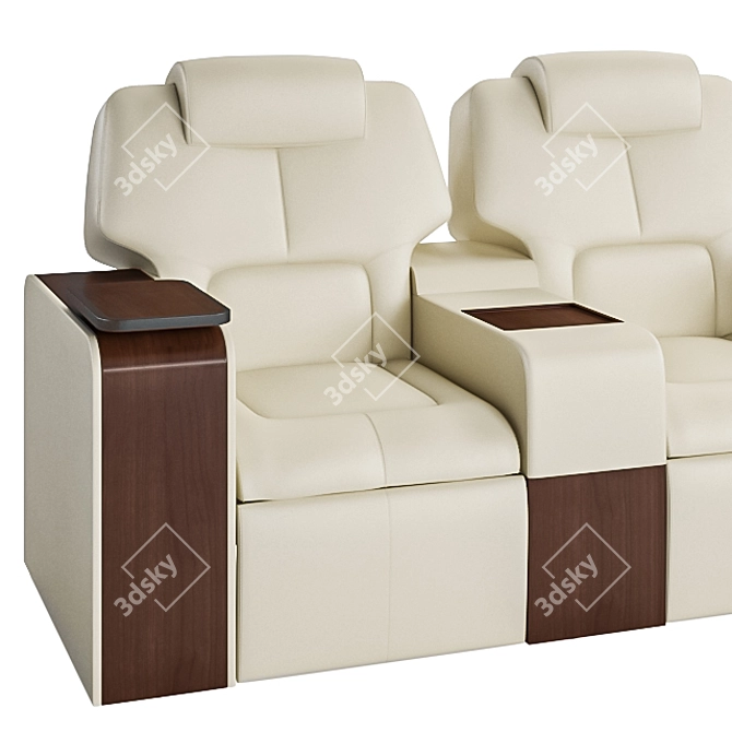 Figueras Hollywood 5400 Cinema Seating 3D model image 2