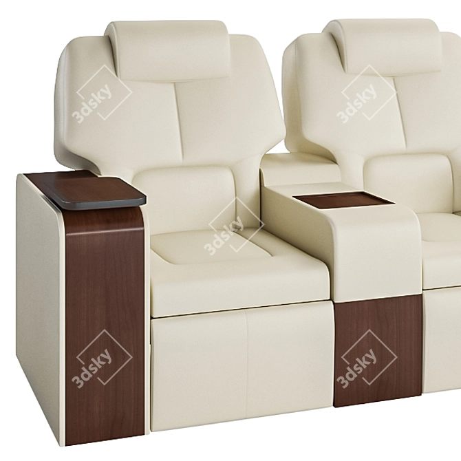 Figueras Hollywood 5400 Cinema Seating 3D model image 4