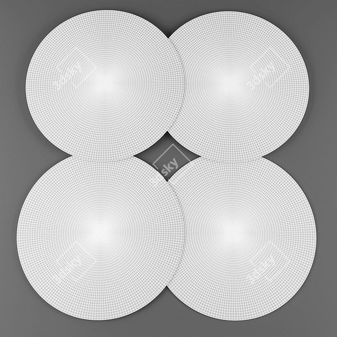 Modern Round Rugs Collection 3D model image 4
