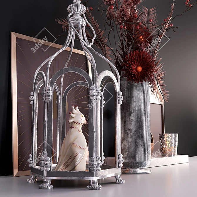 Elegant Decor Set 3D model image 3