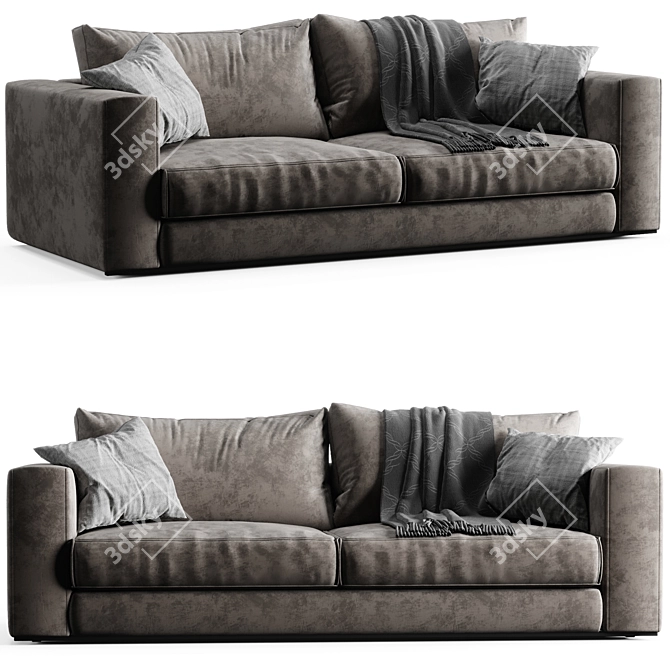 Sophisticated Desiree Ozium Sofa 3D model image 1