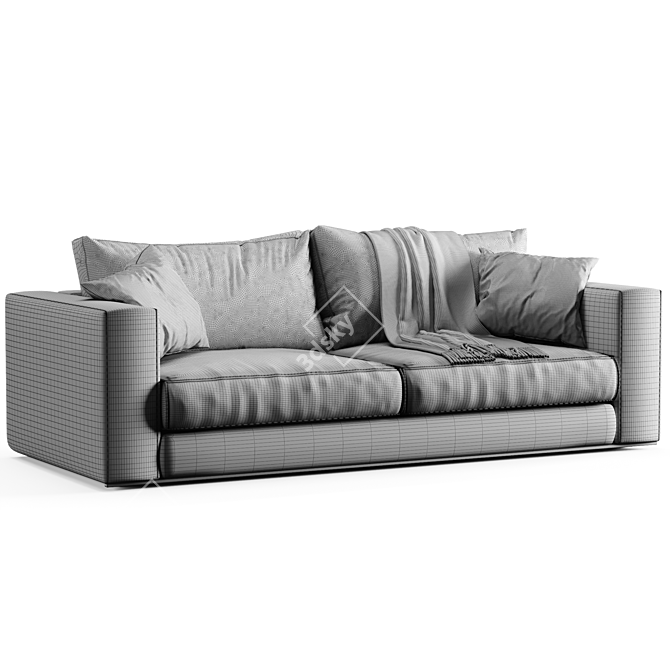 Sophisticated Desiree Ozium Sofa 3D model image 6