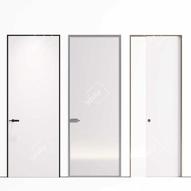 Lualdi L7 - Sleek and Stylish Doors 3D model image 1