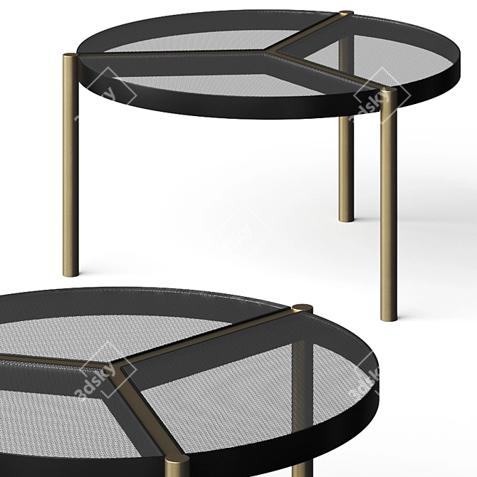 VeniceM Urban Coffee Table: Sleek Design, Multiple Versions 3D model image 1