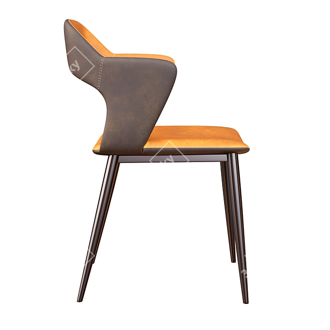 Modern Dining Chair M2 3D model image 2