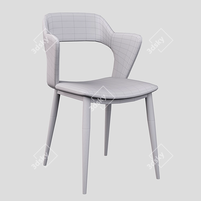 Modern Dining Chair M2 3D model image 3