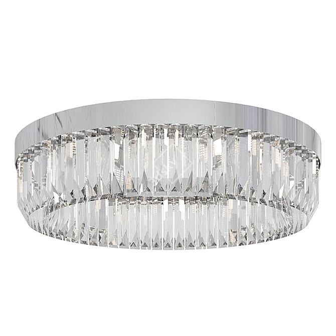 Elegant Pendant Chandelier: Patrizia Volpato Riflessi 3D model image 1