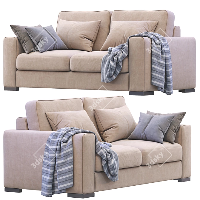 Modern Orion Sofa: Sleek Design, Versatile Comfort 3D model image 2