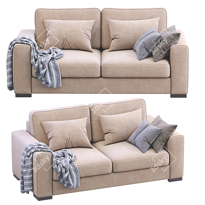 Modern Orion Sofa: Sleek Design, Versatile Comfort 3D model image 4