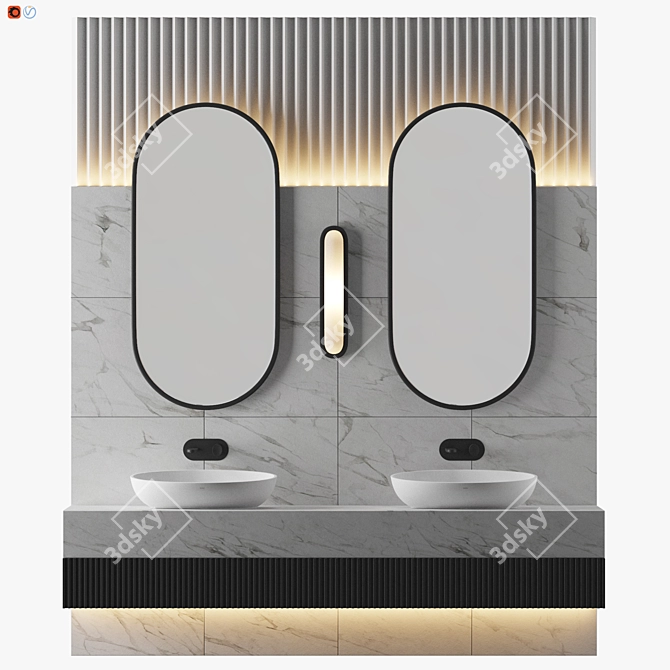 Arttide Bathroom Collection 3D model image 1