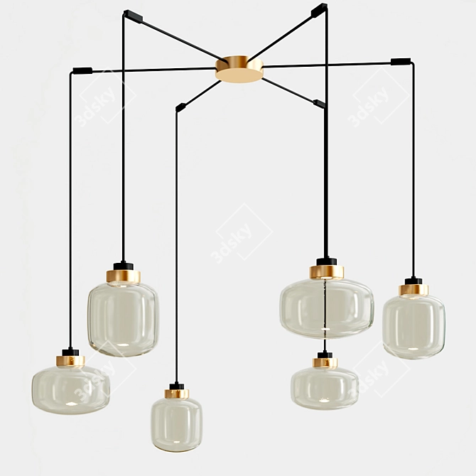 Elegant LEGIER Hanging Lamps 3D model image 5